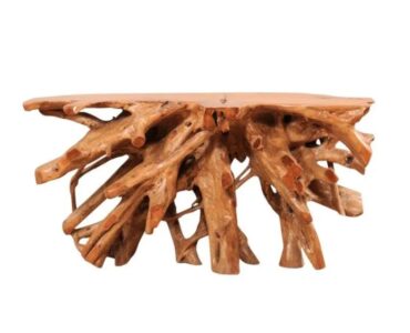 Teak Root Console Table