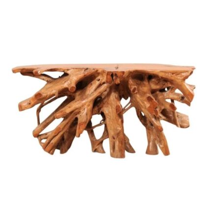 Teak Root Console Table