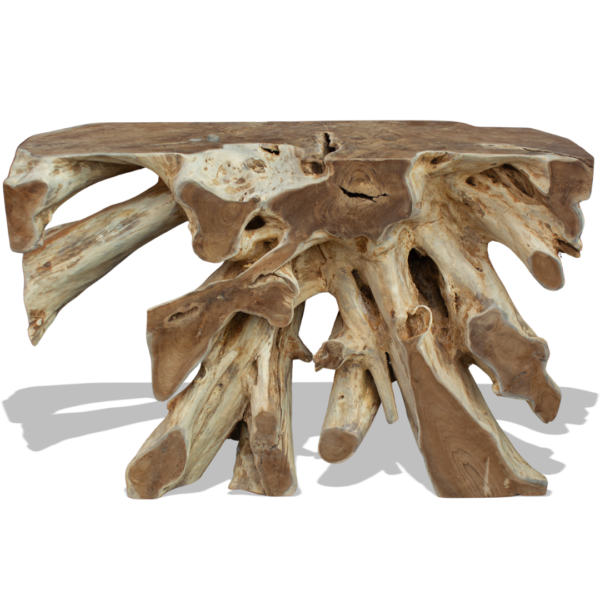 Teak Root Console Unfinishing