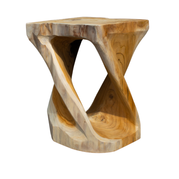 Teak Root Stool Twister