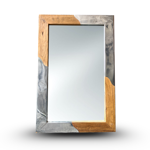 Square Rustic Mirror