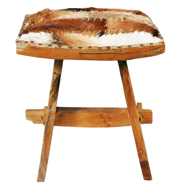 Stool Buffalo Goat Skin