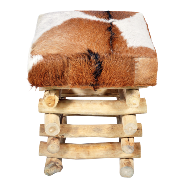 Stool Ralay Goat Skin